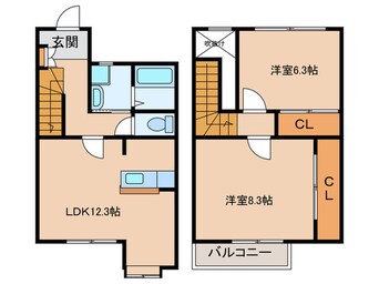 間取図 ル－エA棟