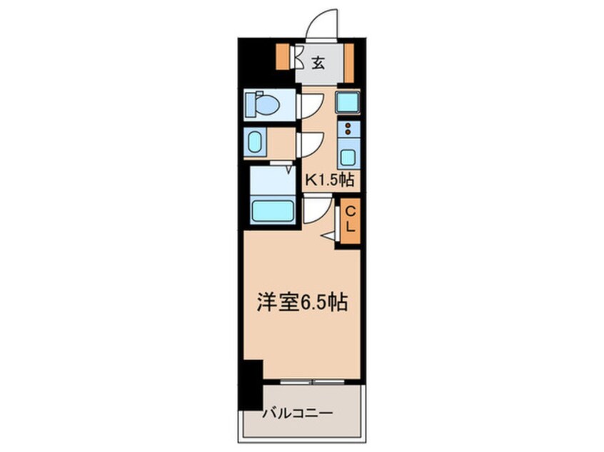 間取図 プレサンスＴＨＥ新栄