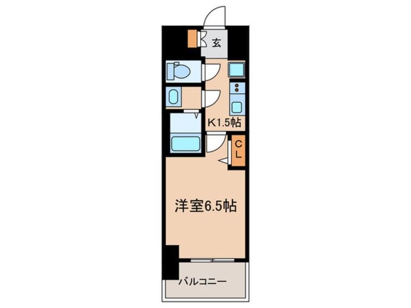 間取図 プレサンスＴＨＥ新栄