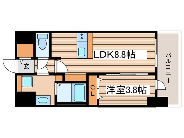 間取り図 プレサンスＴＨＥ新栄