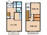 ル－エB棟 2LDKの間取り