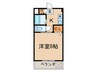ヤングヴィレッジ２ 1Kの間取り