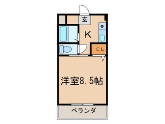 間取図 ヤングヴィレッジ２