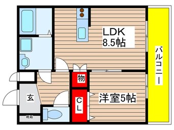 間取図 The ｆirst 神沢