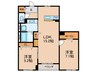 Belle Square 2LDKの間取り