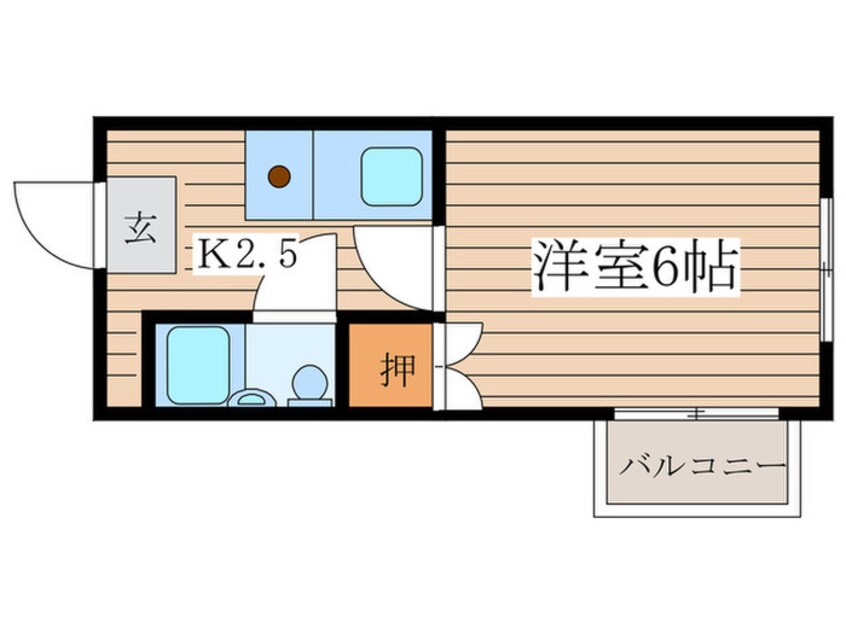 間取図 フォレスト太閤ビル