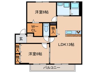 間取図 ランドハイム五林