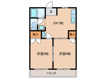間取図 アクティブ本郷