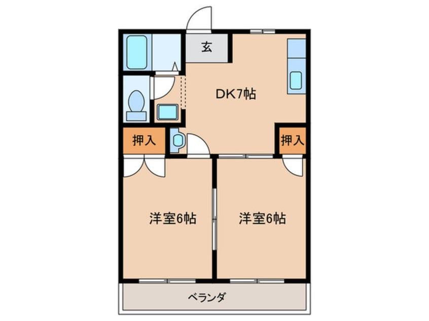 間取図 アクティブ本郷
