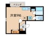 ウィングコート徳川 1Rの間取り