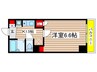 パルティール鶴舞（602） 1Kの間取り