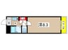 ユング桜山 1Kの間取り