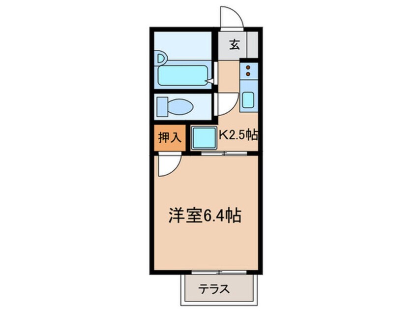 間取図 グランドール佐久間