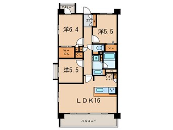 間取図 アデグランツ藤が丘