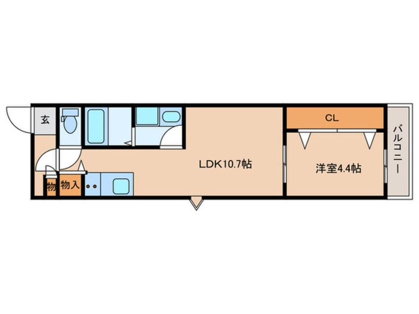 間取図 LECOCON一宮