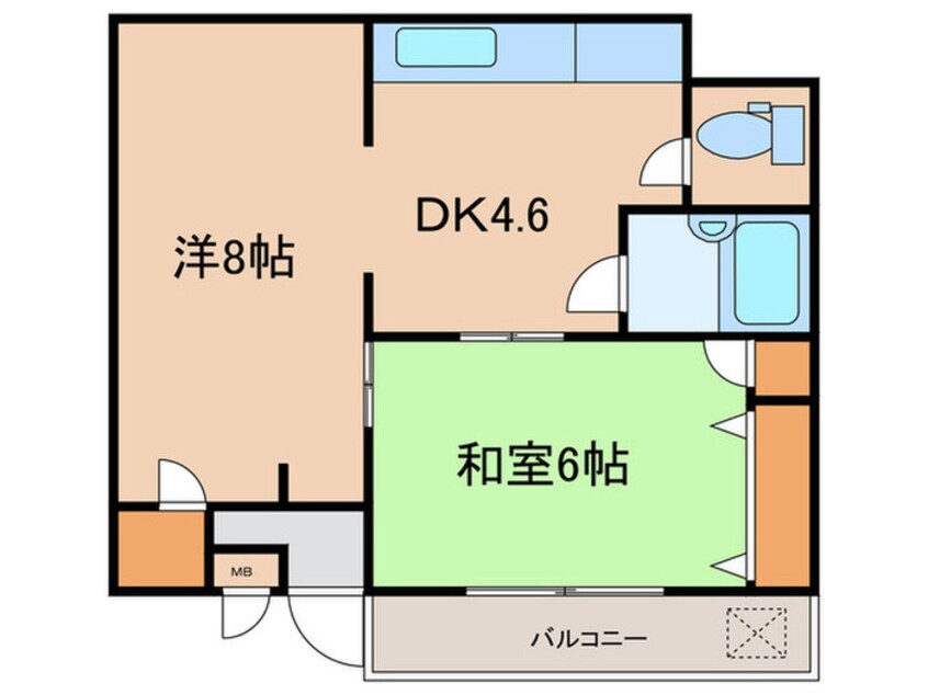 間取図 前津コーポ