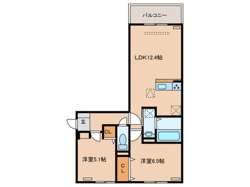 間取図 エクセランT.T