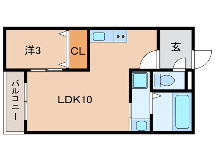 間取図 Warren shibataⅠ