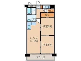 間取図 イーストエントピア