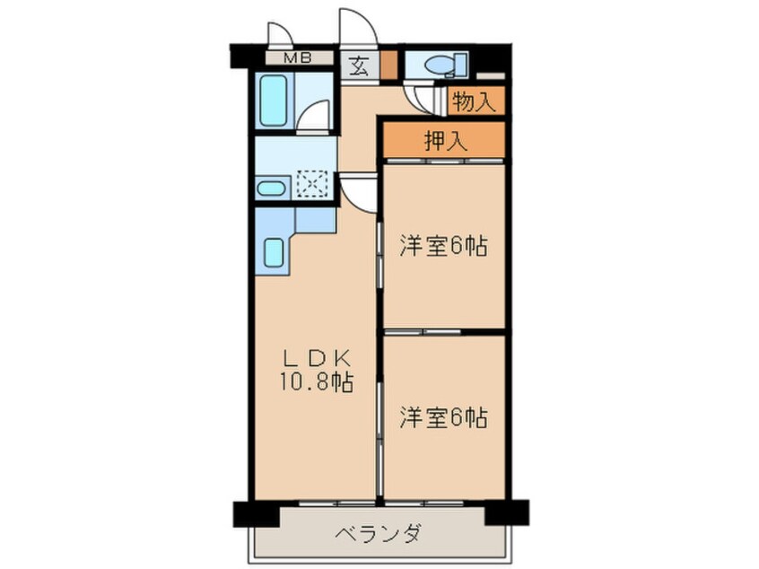 間取図 イーストエントピア