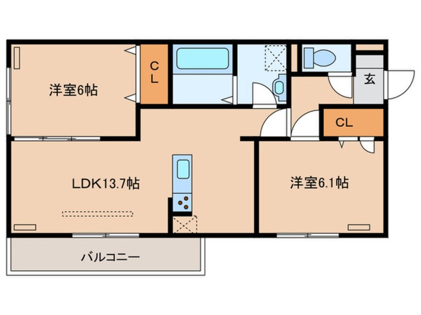 間取図 カーサ・カルーナ