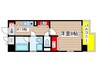 パ－ルコ－ト 1Kの間取り