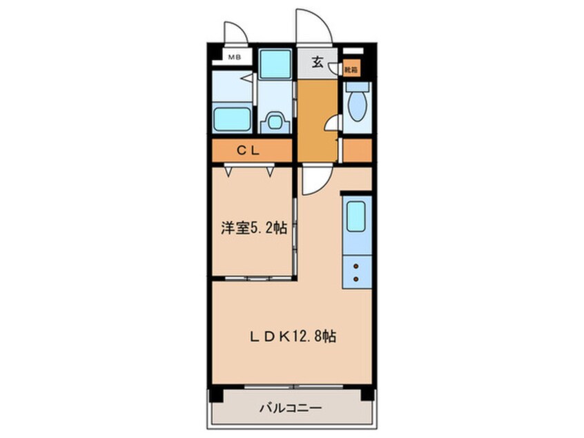 間取図 グランブルーⅡ