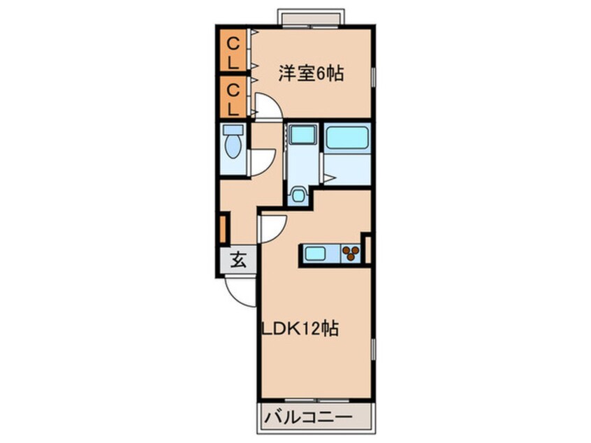 間取図 サニ－ヴィラⅡ