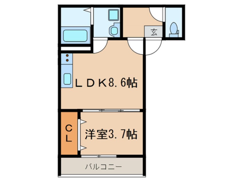 間取図 コンフォルテ烏森