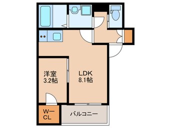 間取図 仮）ジーメゾン名古屋中川