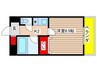 グランメ－ルＫＡＺＵ 1Kの間取り
