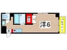 ドミール・Ｓ・Ｋ 1Rの間取り