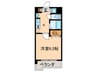 ﾌﾟﾚｻﾝｽ名古屋城前ﾗﾊﾞﾝｶ(409) 1Kの間取り