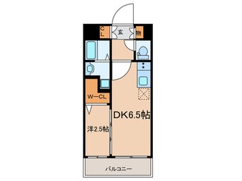 間取図 ｴｽﾃﾑｺｰﾄ名古屋ｻｳｽﾌﾟﾚﾐｵ