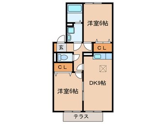 間取図 クレール