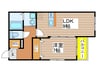 レボルタアツタ 1LDKの間取り