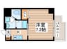 LiveCasa金山 1Kの間取り