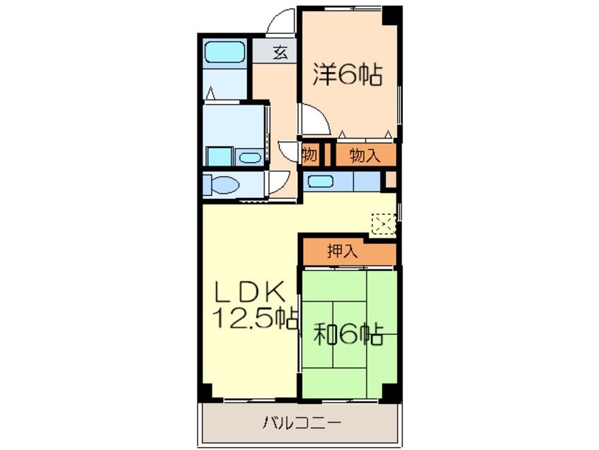 間取図 コンフォートピア・アツミ