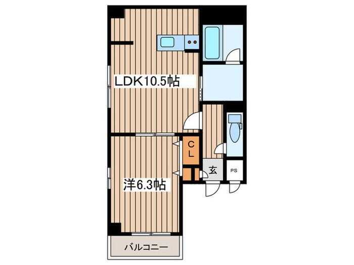 間取り図 Ｓｔａｎｚａ神村