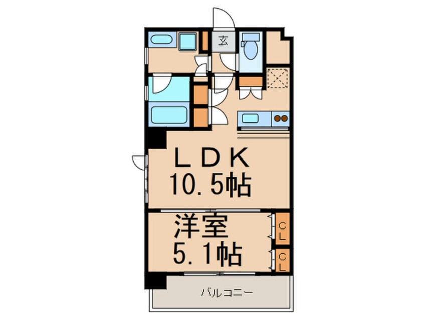 間取図 グランデュ－ル東桜