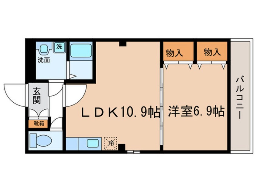 間取図 ソレイユ正徳