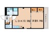 ソレイユ正徳 1LDKの間取り