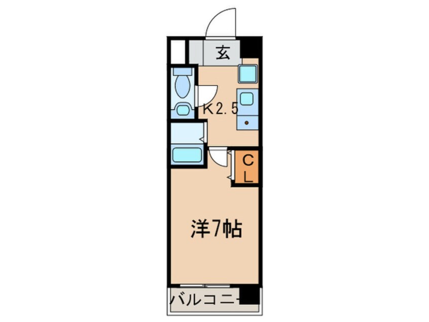 間取図 パークフラッツ金山