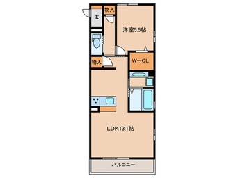 間取図 サンラモン覚王山