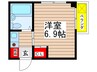 マンション　プリマベ－ラ 1Rの間取り