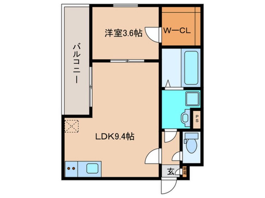 間取図 ジーメゾン清須アルカウス