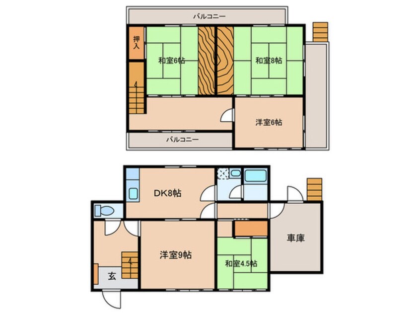 間取図 扶桑町高雄北屋敷戸建