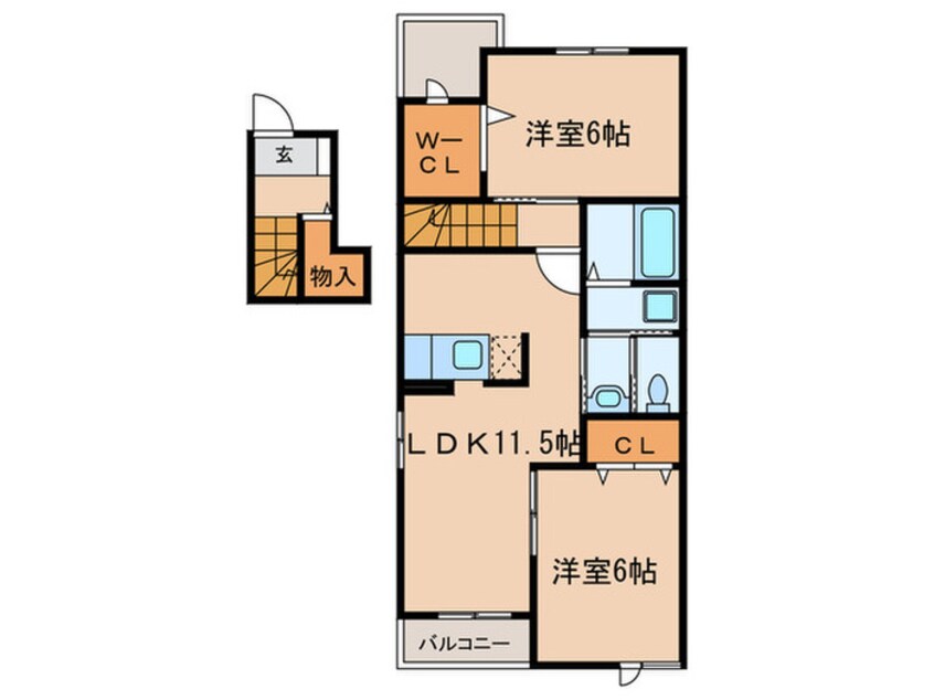 間取図 クイーンズタウンガーデン