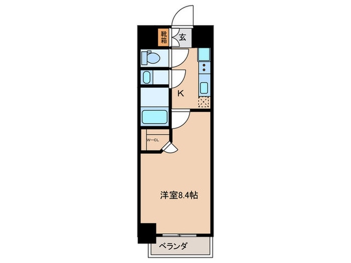 間取り図 S-RESIDENCE今池beleta
