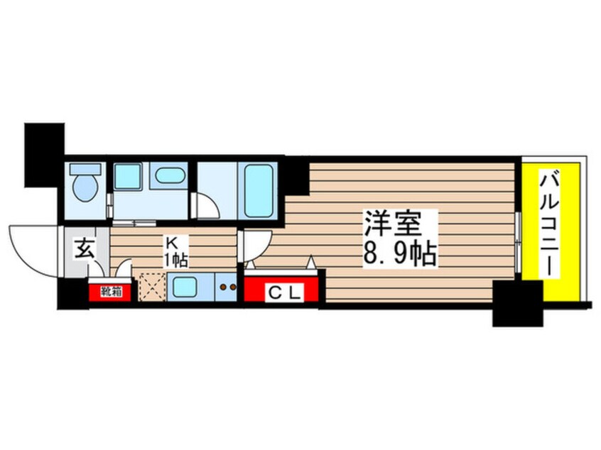 間取図 アヴァンセテラス瑞穂通